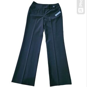 New!‎ Larry Levine Stretch Black Dress Pants. Size 8.